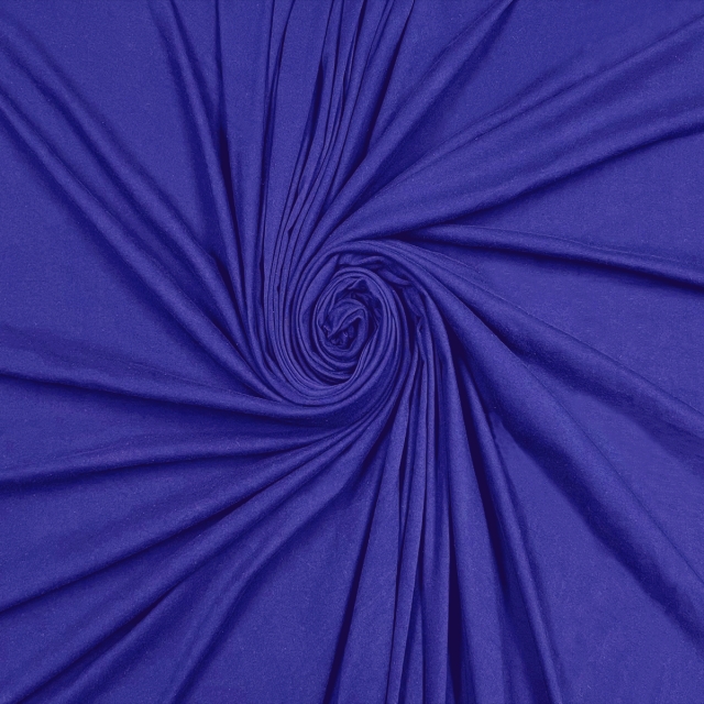 Royal Blue Cotton Spandex Jersey Fabric